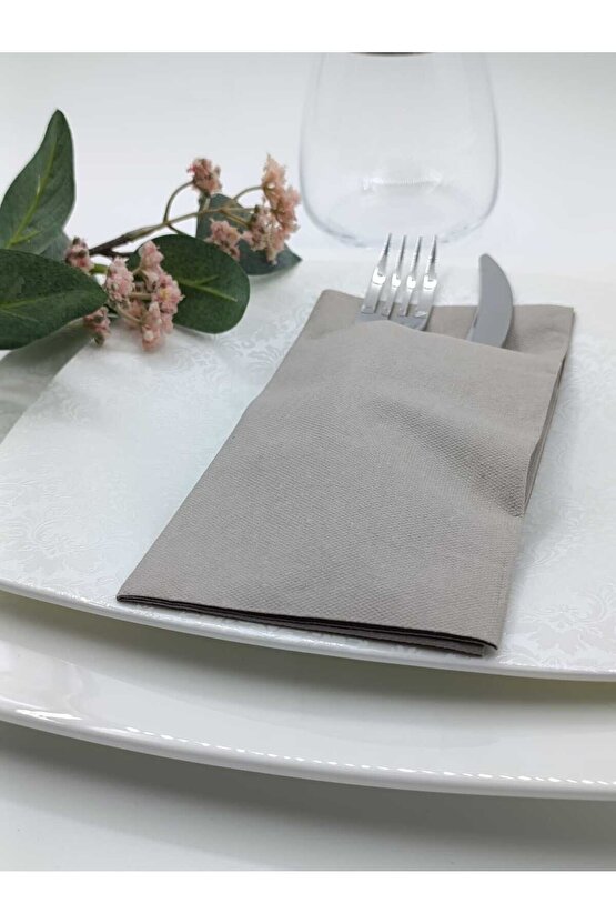 Mottaga Peçete Bej 38X38 Cm 25 Adet 50508586