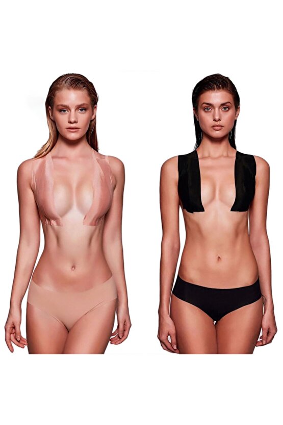 Medikal Göğüs Sabitleyici Dikleştirici Ve Şekillendirici Siyah Renk 5cmx5metre