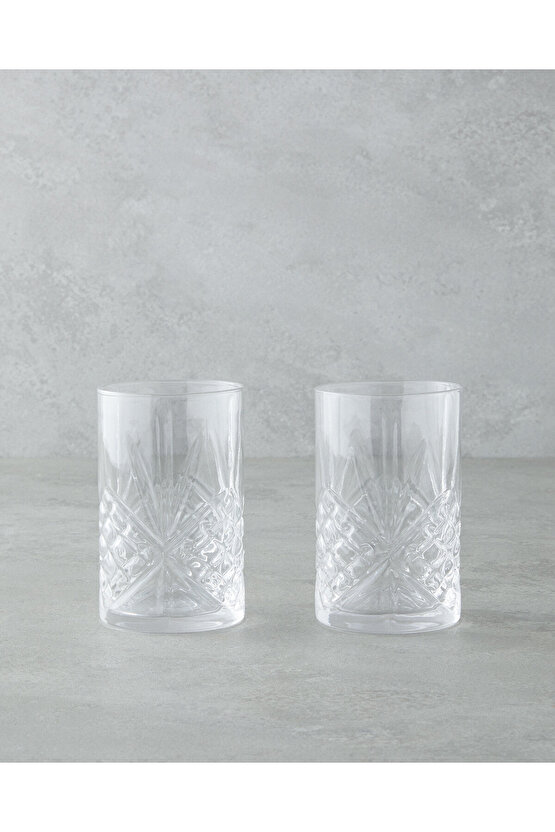 Agolde Cam 2li Meşrubat Bardağı Şeffaf