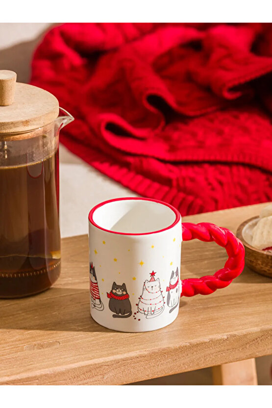 LCW HOME Karışık Yılbaşı Temalı Seramik Kupa 300 Ml