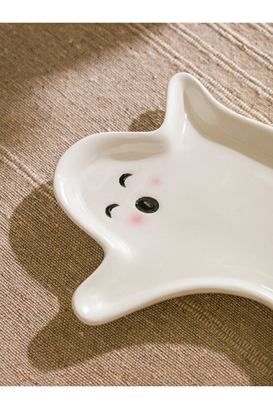 Hilfa Yeni Sezon Hayalet Figürlü Seramik Çerezlik 18 cm