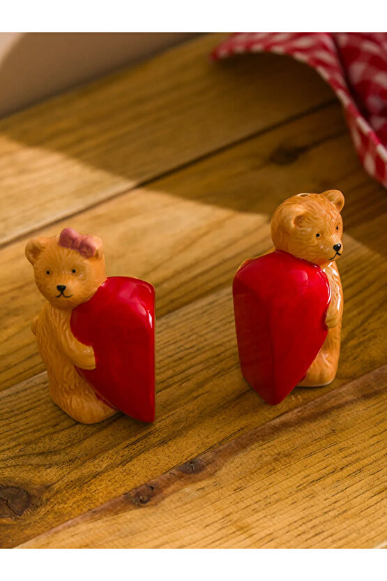 LCW HOME Karışık Kalpli Ayı Figürlü Tuzluk