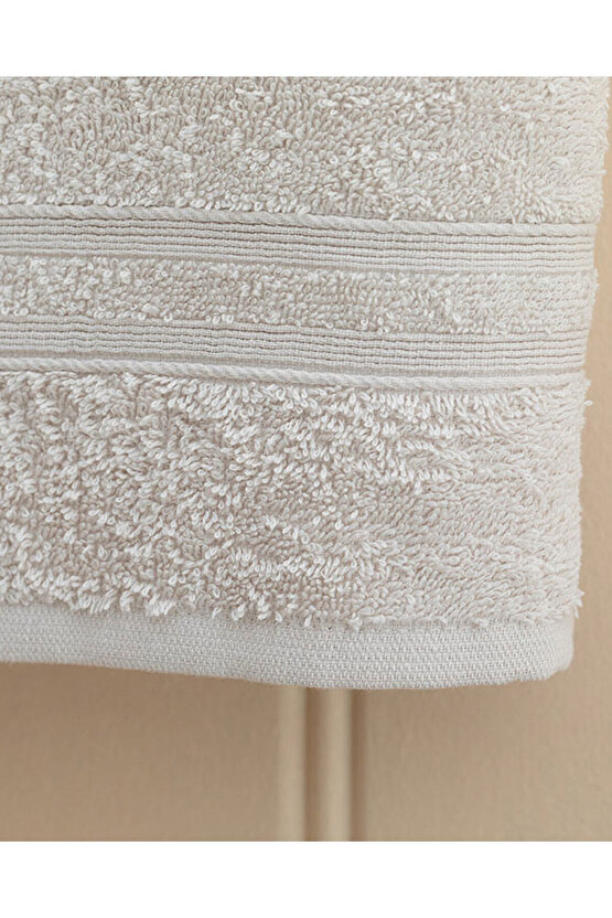 Pure Basic Pamuk Yüz Havlusu 50x90 cm Bej