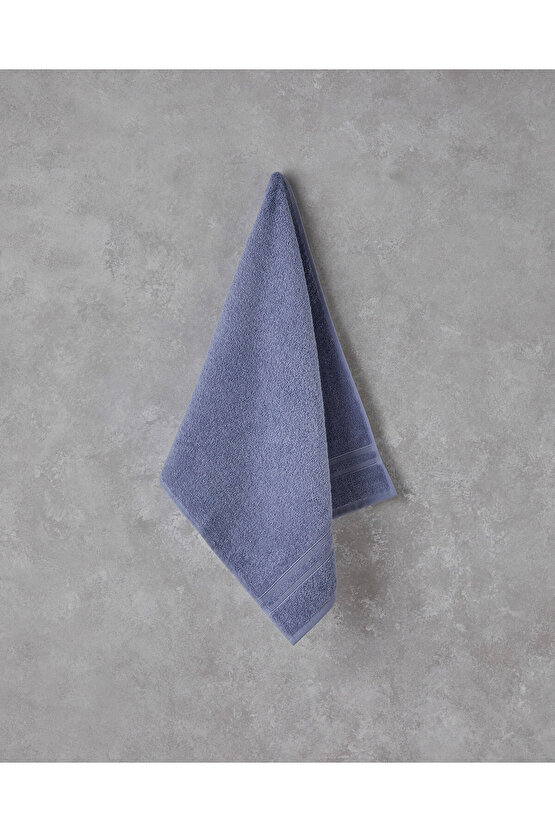 Pure Basic Pamuk Yüz Havlusu 50x90 cm Koyu Mavi