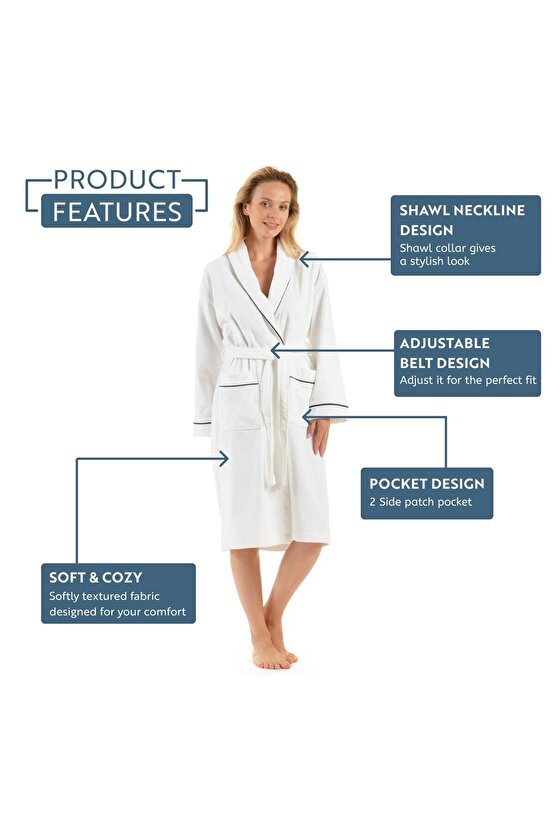 Premium Kadife Born,Beyaz - Lacivert,S-M (29.03.2025)