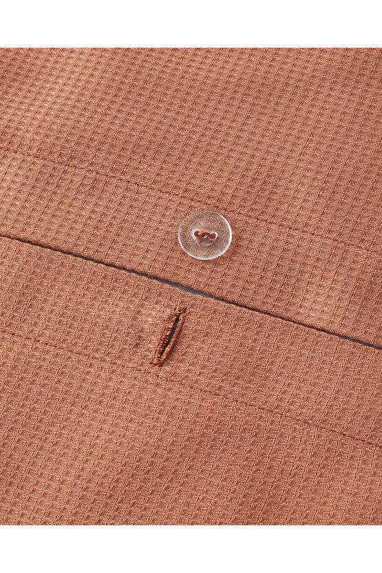 Blaze Tek Kişilik Nevresim Takımı Terracotta