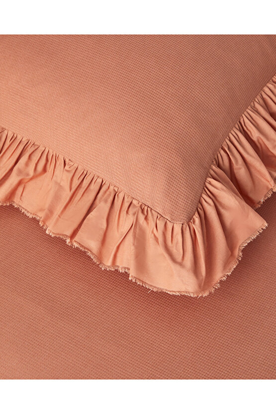 Blaze Tek Kişilik Nevresim Takımı Terracotta