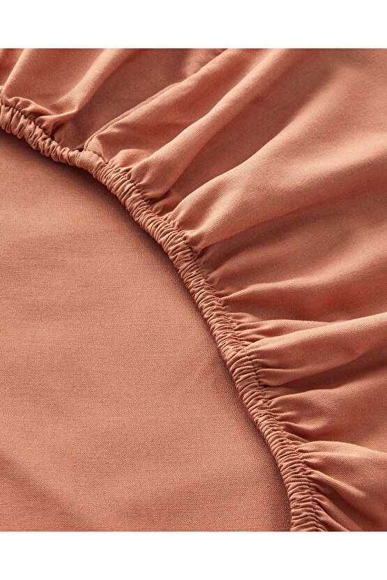 Blaze Tek Kişilik Nevresim Takımı Terracotta