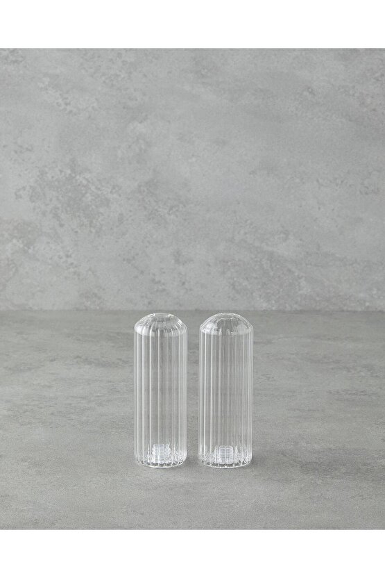 Pulse Cam 2li Tuzluk - Biberlik 11x3,5 cm Şeffaf