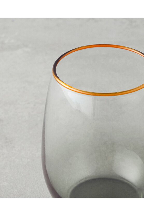 Citrus Cam 3lü Bardak 350 ml Amber-Yeşil