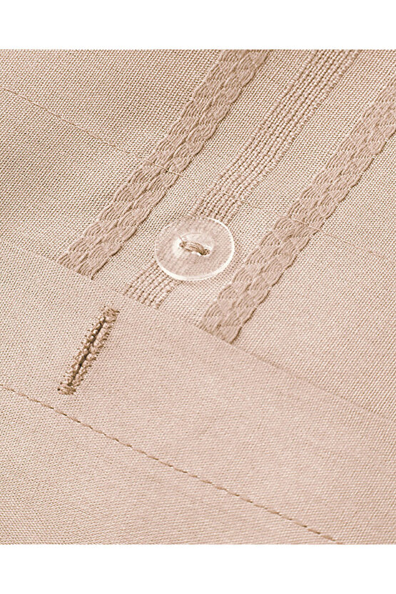 Fancy Premium Soft Cotton Çift Kişilik Nevresim Takımı Gül Kurusu