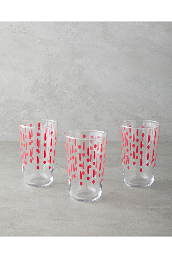 Fusion Cam 3lü Bardak 400 ml Pembe