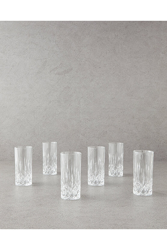 Leonora Kristalin 6lı Bardak 300 ml Şeffaf