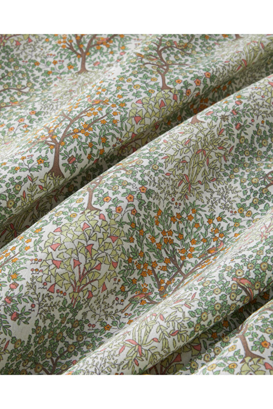 Serenade Kolay Ütülenir Çift Kişilik Nevresim Seti 200x220 cm Yeşil