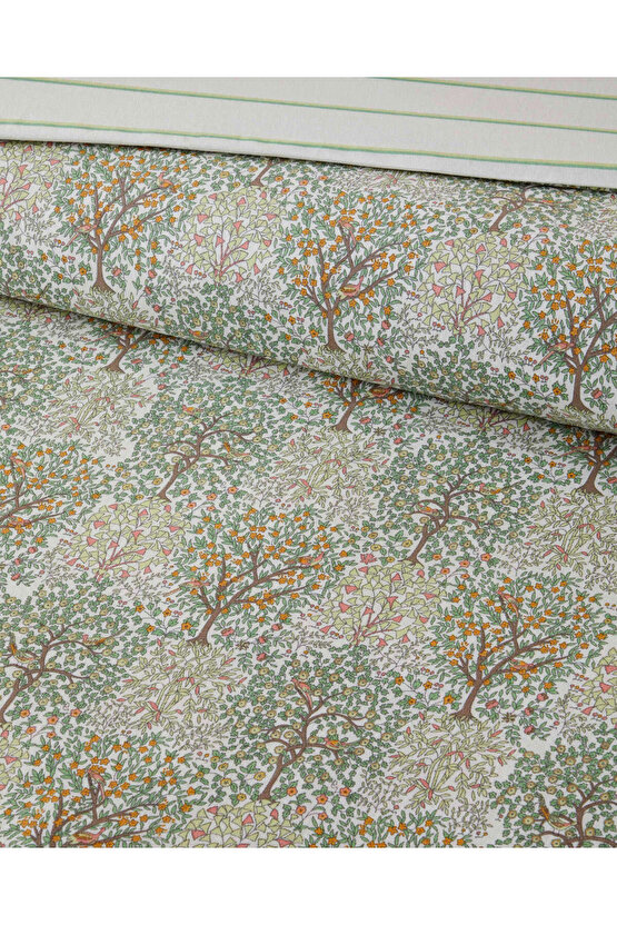 Serenade Kolay Ütülenir Çift Kişilik Nevresim Seti 200x220 cm Yeşil