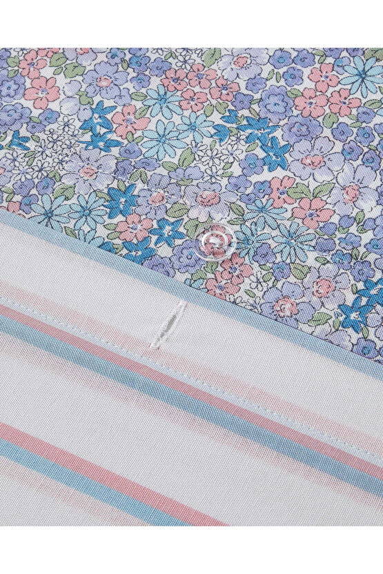 Bloss Mist Pamuklu Tek Kişilik Nevresim Seti 160x220 cm Lila