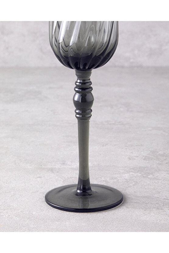 Meghan Cam 2li Kadeh 275 ml Antrasit