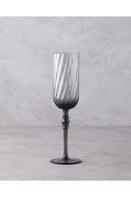 Meghan Cam 2li Kadeh 275 ml Antrasit