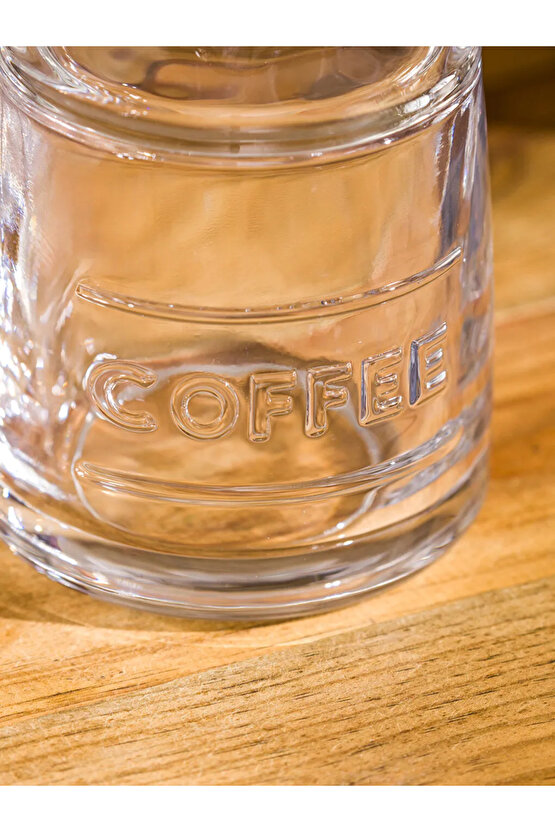 LCW HOME Renksiz Cam Kahve Kavanozu 8 Cm