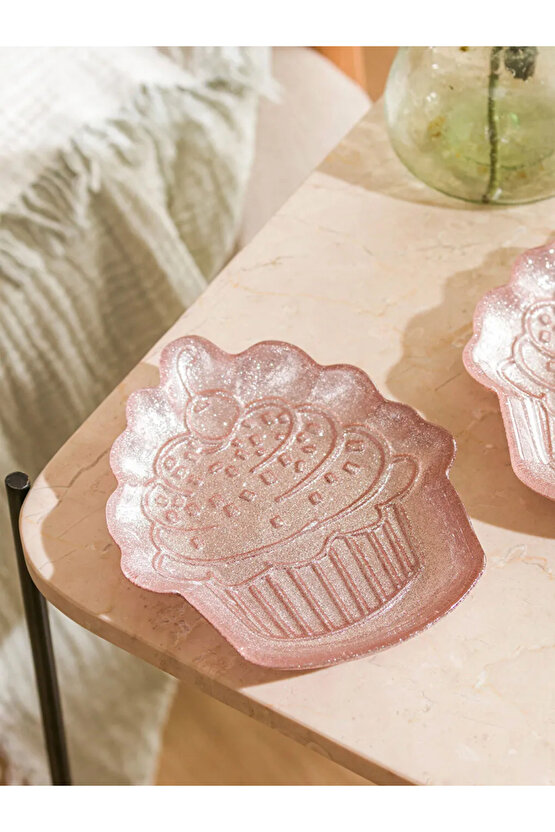 LCW HOME Pembe Deniz Kabuğu Figürlü Çerezlik 2li 13 Cm