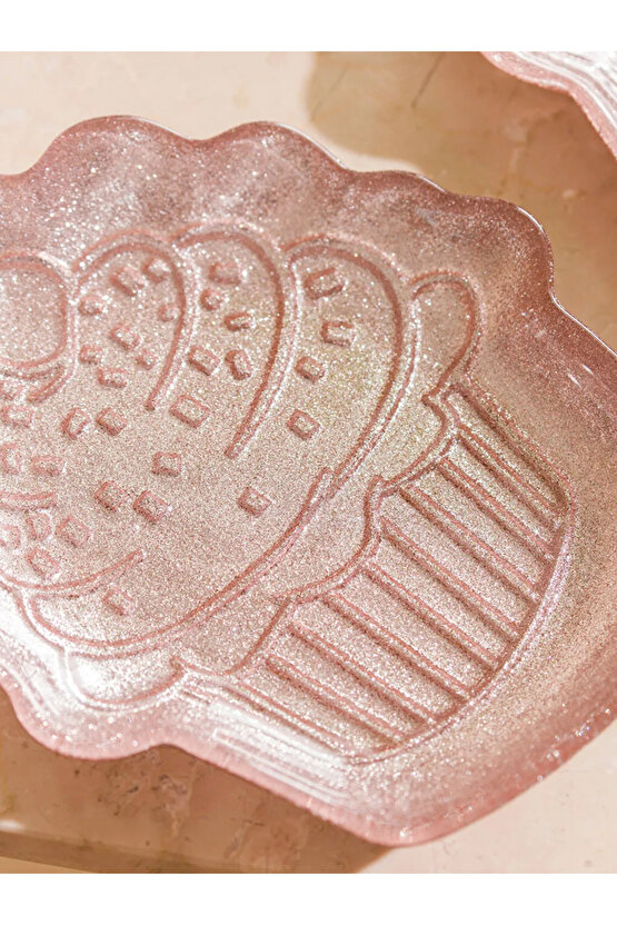 LCW HOME Pembe Deniz Kabuğu Figürlü Çerezlik 2li 13 Cm