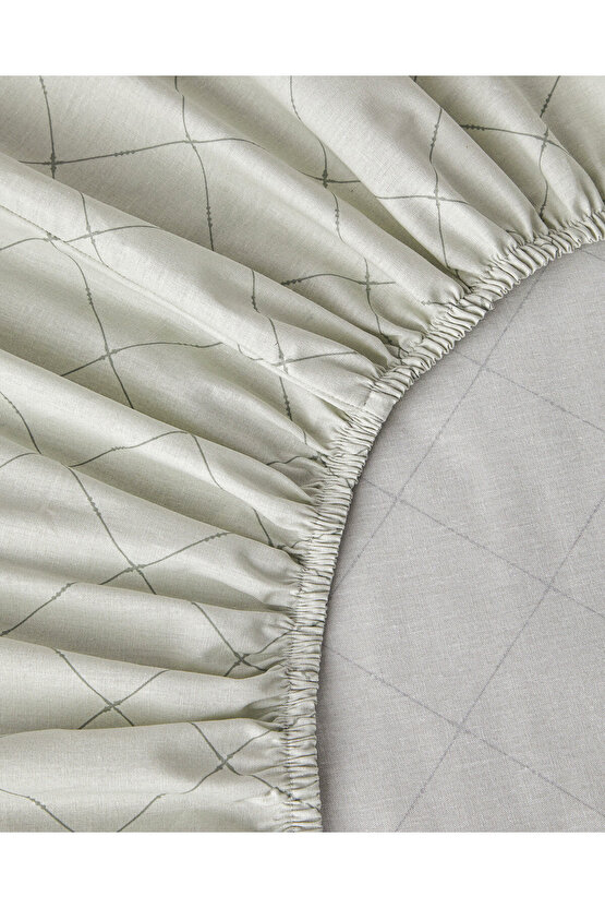 Pear Garden Baskılı Çift Kişilik Pike Takımı 200x220 cm Yeşil