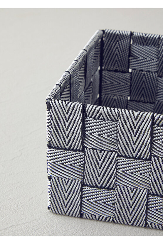 Shine Sepet 16x16x9 cm Siyah - Beyaz