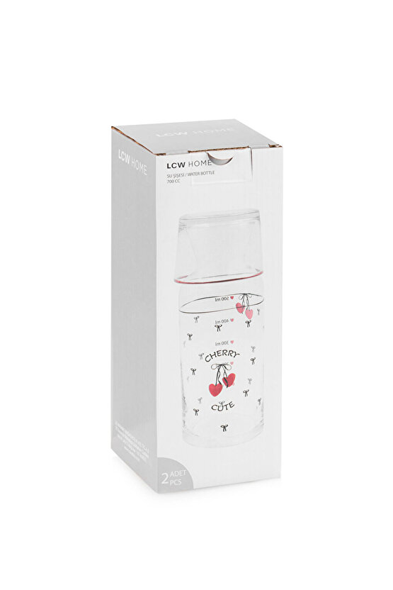 Karişik Baskılı Cam Sürahi 700 ml