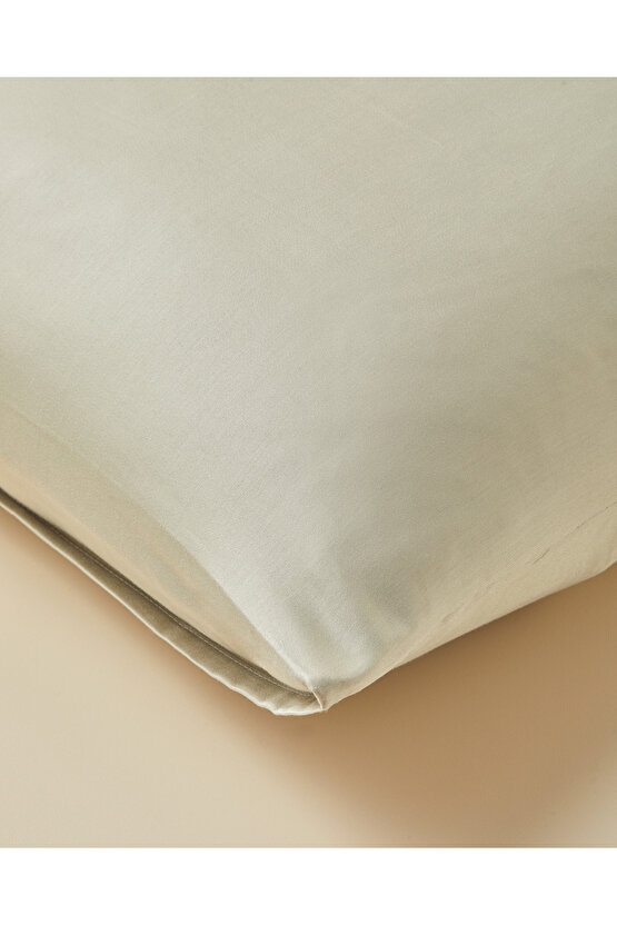 Micell Pamuk Saten 2li Yastık Kılıfı 50x70 cm Yeşil