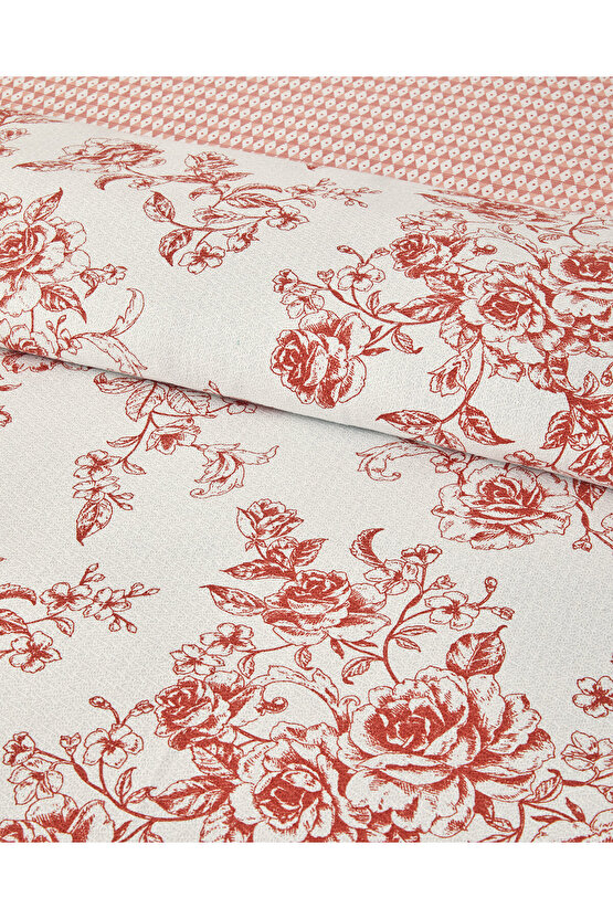 Rosey Violen Tek Kişilik Pike Takımı Turuncu