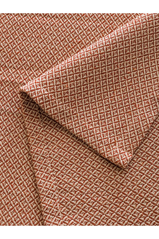 LCW HOME Kahverengi Kendinden Desenli Tek Kişilik Pike Seti