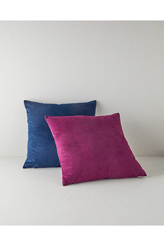 Kozo Kırlent Kılıfı 45x45 cm Lacivert