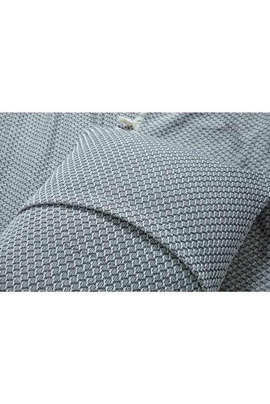 Willow Dokuma Tek Kişilik Yatak Örtüsü Takımı 160x240 Cm Gri