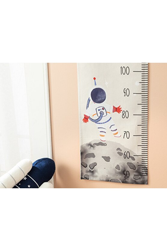 Galaxy Askılı Çocuk Boy Ölçer Bej