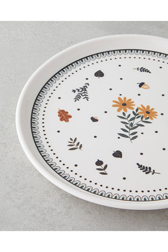 Autumn Seramik Kahvaltı Takımı 10 parça 4 kişilik Renkli