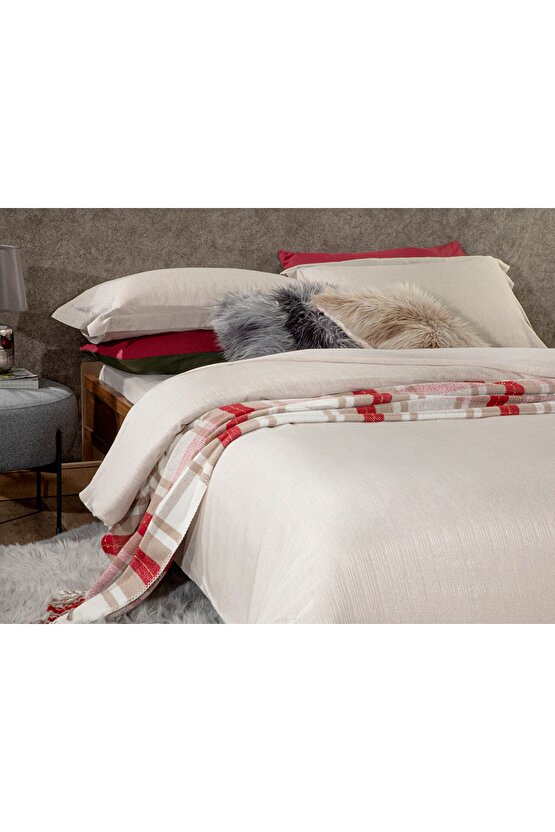 Elegant Gleam Shiny Ipliği Boyalı Tek Kişilik Nevresim Takımı 160x220 Cm Gold