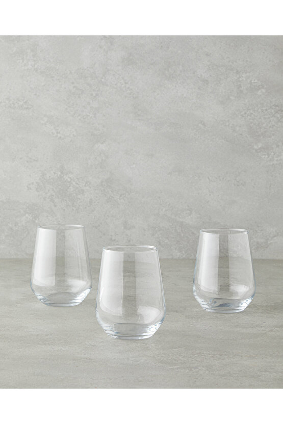 Paradise Cam 3lü Bardak 425 ml Şeffaf