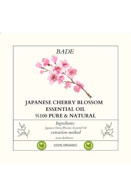 Japon Kiraz Çiçeği Uçucu Koku Yağı Difüzör Esansı Buhurdanlık Aromaterapi Yağı 10ml