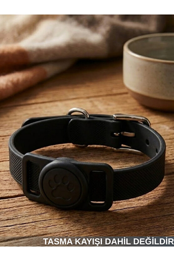 Boş Airtag Yuvalı Kedi Köpek Tasması Evcil Hayvan Pet Takip Cihazı Silikon Yaka Kılıfı Şık Tasarım