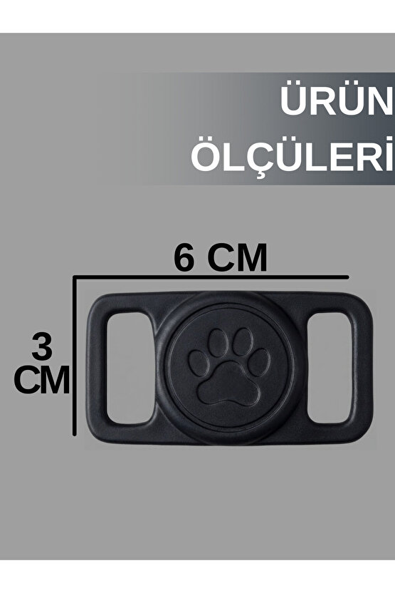 Boş Airtag Yuvalı Kedi Köpek Tasması Evcil Hayvan Pet Takip Cihazı Silikon Yaka Kılıfı Şık Tasarım