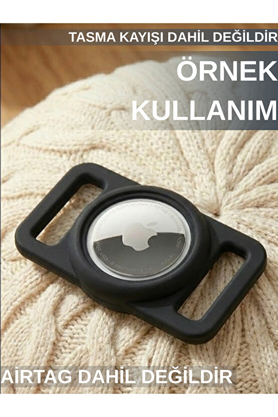 Boş Airtag Yuvalı Kedi Köpek Tasması Evcil Hayvan Pet Takip Cihazı Silikon Yaka Kılıfı Şık Tasarım