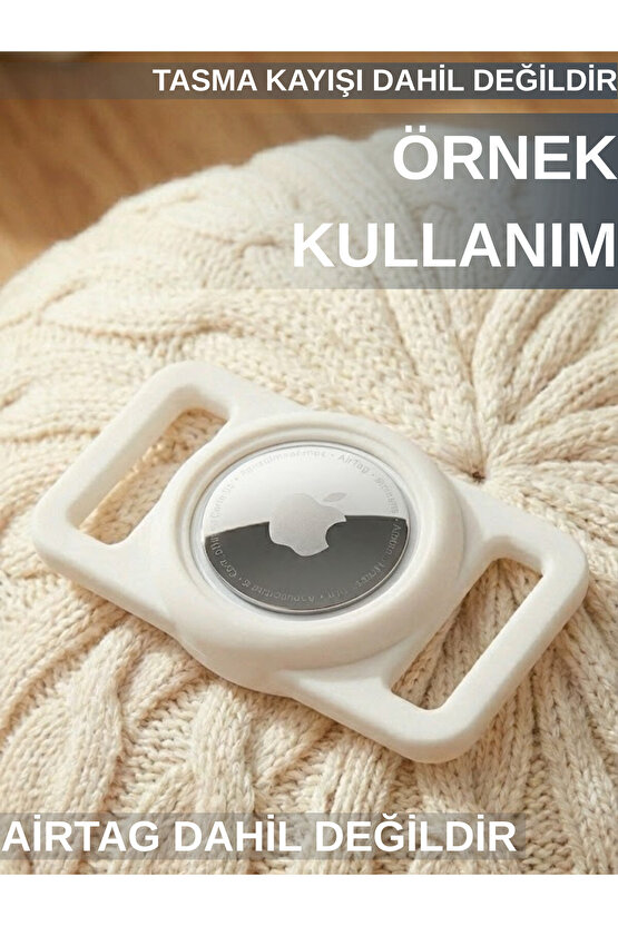 Boş Airtag Yuvalı Kedi Köpek Tasması Evcil Hayvan Pet Takip Cihazı Silikon Yaka Kılıfı Şık Tasarım