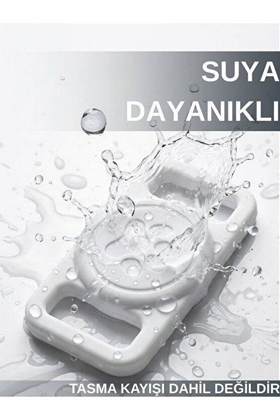 Boş Airtag Yuvalı Kedi Köpek Tasması Evcil Hayvan Pet Takip Cihazı Silikon Yaka Kılıfı Şık Tasarım