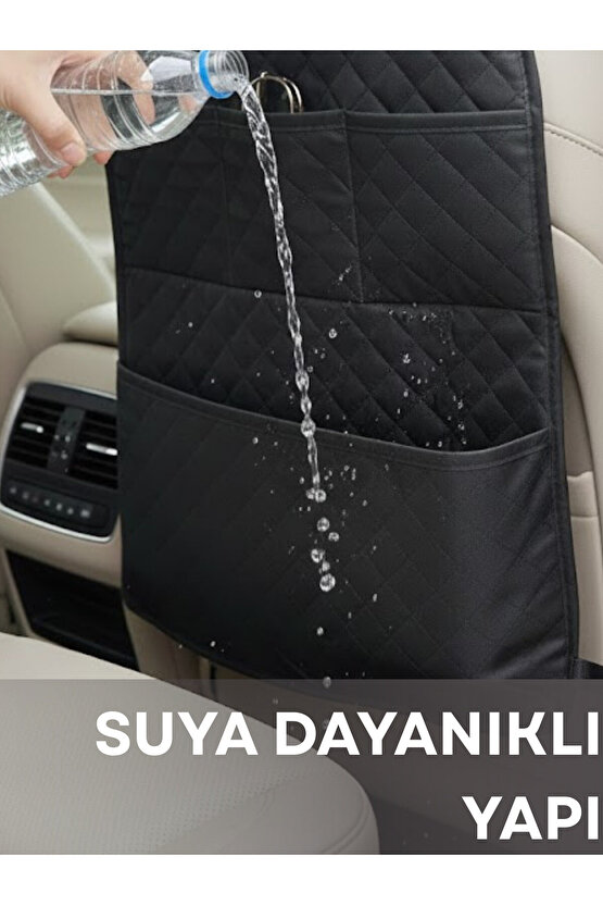 4 Cepli Araç Koltuk Arkası Organizeri Toz Suya dayanıklı Oto Koltuk Düzenleyici Araç Koltuk Koruyucu