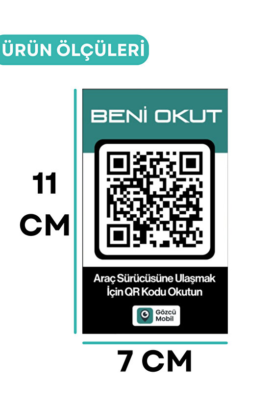 2li QR Numarasız Numaratör Yeni Nesil Araç Motosiklet Numara Gizler Oto Park Kartı Dijital Kimlik