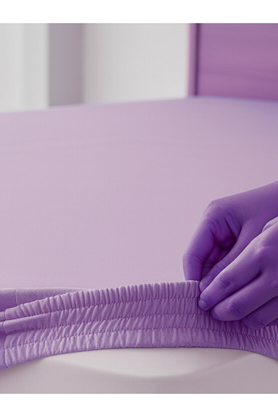 Lastikli Yatak Çarşaf Seti Yastık Kılıflı Örtü Pamuk Dayanıklı Yırtılmaz Tek Çift Kişilik