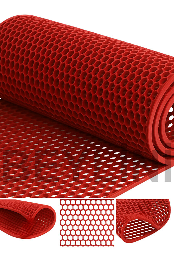 Bal Petek PVC Paspas Islak Zeminlerde Kaydırmaz İç Dış Mekan Banyo Duş Lavabo Havuz Kenarı Halısı