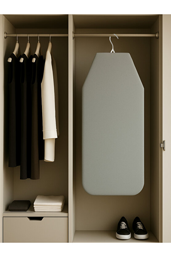 Mini Ütü Masası Pratik Konforlu Taşınabilir Portatif Hafif Asılabilir Seyahat Kompakt Ütü Masa 40x90