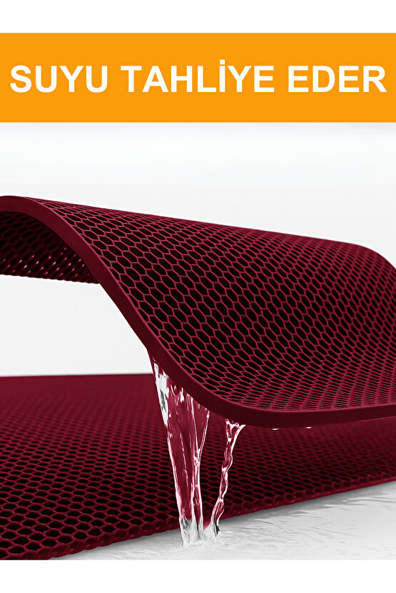 Bal Petek PVC Paspas Islak Zeminlerde Kaydırmaz İç Dış Mekan Banyo Duş Lavabo Havuz Kenarı Halısı