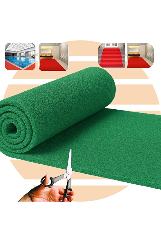 Kıvırcık Paspas İç Dış Zemin Halı Yolluk Kapı Önü Havuz Banyo Duş İş Yeri Apartman Paspası 12mm
